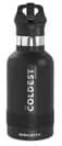 Coldest Insulated Water Bottle with Straw Lid - Stainless Steel Metal Insulated Bottle for Men & Women (Matte Black, 12 oz)