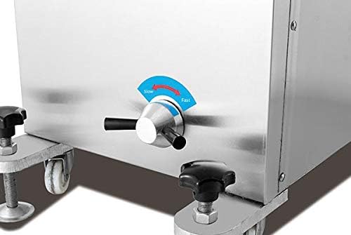 KWS MS-14A 2550W Floor Model 110V Commercial Automatic Electric Meat Slicer with Stainless Steel Blade, Frozen Meat, Food Slicer/Low Noises [ ETL, NSF Certified]