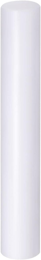 HARFINGTON Acrylic Clay Roller 6 Inch x 1 Inch Solid Non-Stick Plastic Round Tube Roller Polymer Clay Rod Fondant Rolling Pin for Shaping, Sculpting, Modeling DIY Crafts, White