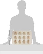 GreenLife 12-Cup Muffin Pan, Healthy Ceramic Nonstick Bakeware, PFOA & PFAS-Free Cupcake Sheet, Durable, Versatile Kitchen Essentials, Easy Clean Muffin Mold, Pink