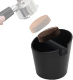 CHULUX Knock Box for Espresso – 5 Inch Silicone Coffee Grounds Container with Removable Knock Bar, Anti-Slip Base, Shockproof, Easy to Clean, Ideal for Home or Office