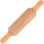 Wooden Play Dough Roller for Kids | Rolling Pin for Playdough & Clay, Safe Natural Art Supplies for Toddlers and Preschool Kids (Orange)