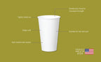 Paper Cups 8 oz 200 Pack for Coffee & Tea 8 oz Made in USA | Bulk 200 Count for Home, Office, Restaurants & Parties | Recyclable Disposable 8 Ounce To-Go Cups for Hot Drinks