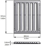 Grid, Drip Tray, Stainless, 3.1"x3.9", 5004118