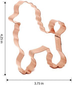 Poodle Cookie Cutter 4.25 Inch Handcrafted in USA by The Fussy Pup