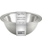 Tiger Chef Heavy Duty Mixing Bowl 1 1/2 Quart All-purpose Mixing Bowls for Home and Commercial Use - Best Prep Bowls for cake mixtures, dough’s, salads, pastas, dressings Stainless Steel - 2 Pack