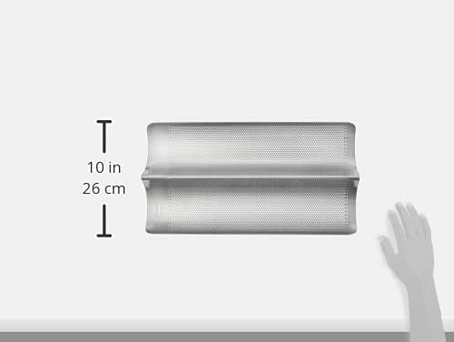 Chicago Metallic Commercial II Non-Stick Perforated French Bread Pan, Perfect for creating a crisp, golden-brown crust,