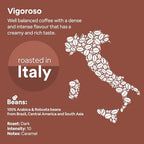 WOKEN COFFEE Compostable Nespresso Pods - Vigoroso Dark Roast Italian Espresso Coffee Capsules Compatible With Nespresso Coffee Machine (100 Pod Count, 10 Boxes)