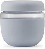 W&P Porter Seal Tight Glass Lunch Bowl Container w/ Lid | Slate 24 Ounces | Leak & Spill Proof, Soup & Stew Food Storage, Meal Prep, Airtight, Microwave and Dishwasher Safe, BPA-Free Glass