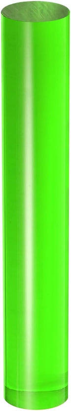 HARFINGTON Acrylic Clay Roller 6 Inch x 1 Inch Solid Non-Stick Plastic Round Tube Roller Polymer Clay Rod Fondant Rolling Pin for Shaping, Sculpting, Modeling DIY Crafts, Green