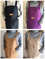 Artist apron/Long apron - Beige