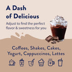 Jordan's Skinny Syrups Sugar Free Coffee Syrup, Mocha Flavor Drink Mix, Zero Calorie Flavoring for Chai Latte, Protein Shake, Food & More, Gluten Free, Keto Friendly, 25.4 Fl Oz, 2 Pack