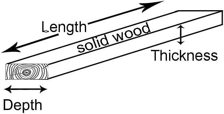 Modern Timber Craft Reclaimed Wood Floating Wall Shelf | Solid Rustic American Barnwood, Floating Shelf Brackets | 2.75" Thickness | 18" L x 5" D, Jacobean, Planed and Sanded, 2 Pack