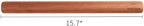 Muso Wood Sapele Wooden Dowel Rolling Pin for Baking,Tapered Roller for Fondant, Pie Crust, Cookie, Pastry (Dowel 15-3/4inch)