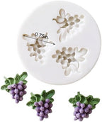 Lovely Small Items Silicone Fondant Molds Set For Cake Topper, Gumpaste, Candy & Chocolate, Polymer Clay and More (Fruits)