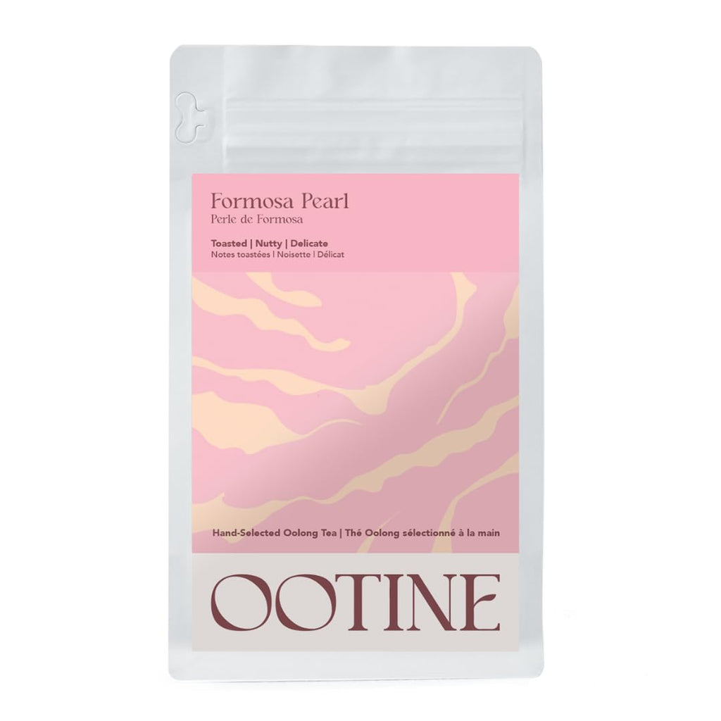OOTINE, Formosa Pearl Taiwan Oolong Tea Bags (12 Sachets) | Roasted Nutty Notes | Hand-Picked Quality Whole Leaves in Plant-Based Sachets | Caffeine Alternative, Daily Antioxidant Support | Multiple Infusions