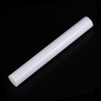 HARFINGTON Acrylic Clay Roller 8 Inch x 1 Inch Solid Non-Stick Plastic Round Tube Roller Polymer Clay Rod Fondant Rolling Pin for Shaping, Sculpting, Modeling DIY Crafts, White