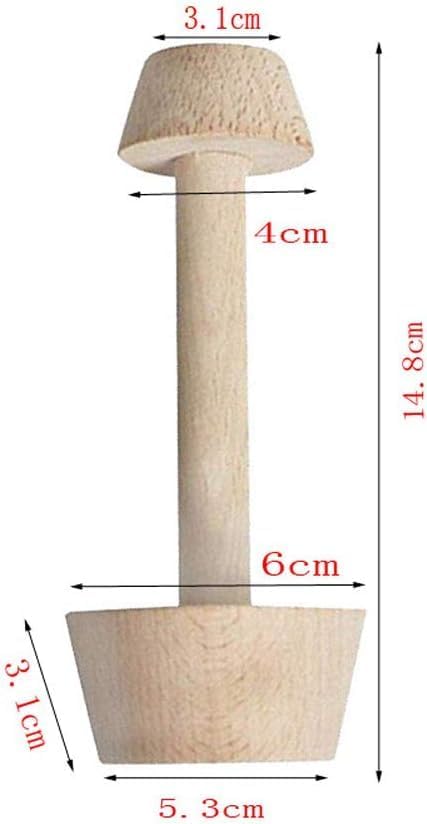 Wooden Pastry Tamper, DIY Cake Pastry Pusher, Double Side Wooden Egg Tart Tamper Mold, Pie Pastry Dough Tamper Egg Tart Mold, essert Baking for Kitchen Party Baking Tools