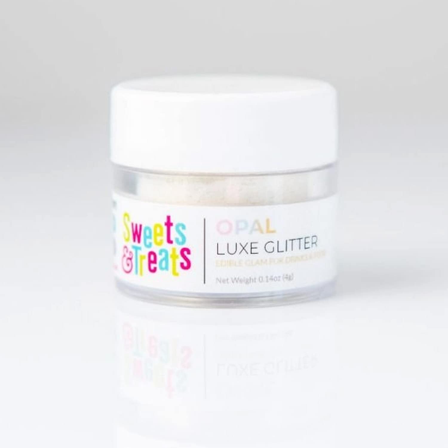 Edible Glitter for Drinks, Edible Glitter for Cakes, White Edible Drink Glitter Cake Decorations for Strawberries, Cocktail