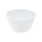 Amazon Basics Round Melamine Bowl, 8 oz, White, 6 Piece Set (Previously AmazonCommercial brand)