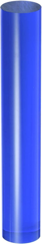 HARFINGTON Acrylic Clay Roller 6 Inch x 1 Inch Solid Non-Stick Plastic Round Tube Roller Polymer Clay Rod Fondant Rolling Pin for Shaping, Sculpting, Modeling DIY Crafts, Blue