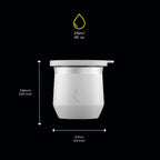 BALIBETOV Yerba Mate Cup – Vacuum Insulated Stainless Steel Gourd with Silicone Cover & Non-Slip Base – Includes 2 Bombillas & Cleaning Brush – Unique Design, Easy to Clean