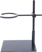 Pour Over Stand Coffee Station, Black Aluminum Pour Over Coffee Dripper Adjustable Coffee Filter Stand Holder for Coffee Connoisseurs, Coffee Lovers for Best Coffee Experience