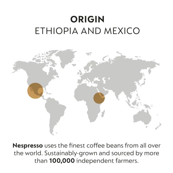 Nespresso Capsules Original Line Tokyo Vivalto Lungo, Medium Roast Coffee, 50 Count Coffee Pods