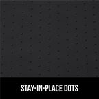 GORILLA GRIP Waterproof Silicone Under Sink Mat with Raised Lip for Kitchen and Bathroom, 31 x 22 in, Cabinet Shelf Liner Stay in Place Mats Dishwasher Safe Drawer Liner, Organizer Tray, Black