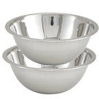 Tiger Chef Heavy Duty Mixing Bowl 1 1/2 Quart All-purpose Mixing Bowls for Home and Commercial Use - Best Prep Bowls for cake mixtures, dough’s, salads, pastas, dressings Stainless Steel - 2 Pack