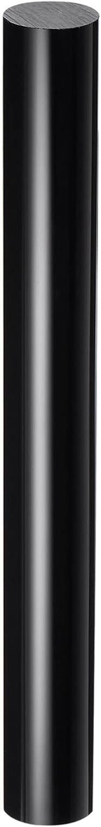 HARFINGTON Acrylic Clay Roller 9 Inch x 1 Inch Solid Non-Stick Plastic Round Tube Roller Polymer Clay Rod Fondant Rolling Pin for Shaping, Sculpting, Modeling DIY Crafts, Black