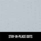 GORILLA GRIP Waterproof Silicone Under Sink Mat with Raised Lip for Kitchen and Bathroom, Cabinet Shelf Liner Stay in Place Mats Dishwasher Safe Drawer Liner, Organizer Tray, 19 x 34 in, Light Grey