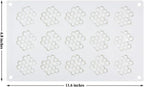 Embossing Lace Fondant Mold, Honeycomb Bee Silicone Moldsand Bee Lace Fondant Molds for Cupcake Cake Decorating Sugar Chocolate Candy Baking Mold