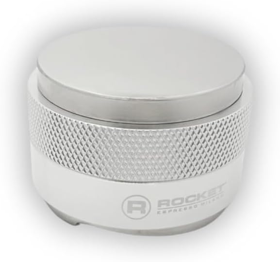 2 in 1 Tamper & Leveler for Rocket 58mm. Silver