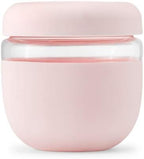 W&P Porter Seal Tight Glass Lunch Bowl Container w/Lid Blush 24 Ounces Leak & Spill Proof, Soup & Stew Food Storage, Meal Prep, Airtight, Microwave and Dishwasher Safe, BPA-Free Glass
