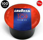 Lavazza Blue Top Class Double Shot Espresso Capsules, Arabica and Robusta Blend, Compatible with Lavazza Classy Machines (100 Capsules)