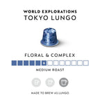 Nespresso Capsules Original Line Tokyo Vivalto Lungo, Medium Roast Coffee, 50 Count Coffee Pods