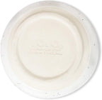 roro Handcrafted 4.5" Ceramic Miso | Rice Bowls, Set of 2 - White Matte Speckled Stoneware - Perfect for Soups