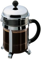 Bodum 51oz Chambord French Press Coffee Maker, High-Heat Borosilicate Glass, Polished Stainless Steel – Made in Portugal