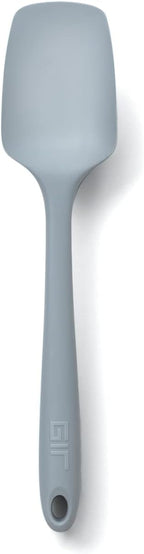 GIR: Get It Right Silicone Spoonula Spatula - 11 in Slate - Heat-Resistant up to 425°F & Non-Scratch Seamless Design - Dishwasher Safe Scraper & Stirring Tool