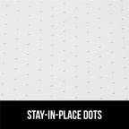 GORILLA GRIP Waterproof Silicone Under Sink Mat with Raised Lip for Kitchen and Bathroom, Cabinet Shelf Liner Stay in Place Mats Dishwasher Safe Drawer Liner, Organizer Tray, 19 x 34 in, White