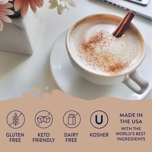 Jordan's Skinny Syrups, Cinnamon Dolce Coffee Syrup, Sugar Free, Zero Calorie Drink Flavoring & Mixes, 25.4 Ounces (Pack of 2)