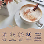 Jordan's Skinny Syrups, Cinnamon Dolce Coffee Syrup, Sugar Free, Zero Calorie Drink Flavoring & Mixes, 25.4 Ounces (Pack of 2)