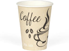 Smygoods Disposable Coffee Cups, To Go Paper Hot Cups, Classic Design (12 OZ, 100 Count) For Hot Beverages, Coffee, Tea, Espresso, Cocoa - Vasos Para Cafe