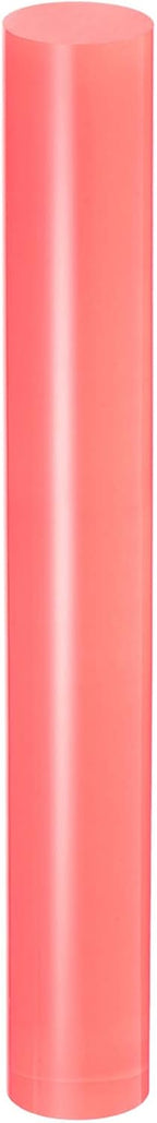 HARFINGTON Acrylic Clay Roller 8 Inch x 1 Inch Solid Non-Stick Plastic Round Tube Roller Polymer Clay Rod Fondant Rolling Pin for Shaping, Sculpting, Modeling DIY Crafts, Pink
