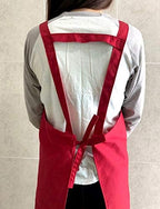 Artist apron/Long apron - Red