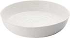 Portmeirion Sophie Conran 11" Round Roasting Dish, Porcelain Casserole Baking Dish, Dishwasher, Microwave, Freezer, Oven Safe, Versatile Cookware for Roasting, Baking, and Serving (White)