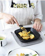 4Pcs Oven Mitts and Pot Holders, Heat Resistant Oven Mitts Set with Pothholder,Heat Resistant Microwave Gloves Safe for Baking,Cooking, BBQ