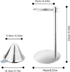Pour Over Coffee Dripper, Stainless Steel Coffee Filter, Cone Coffee Dripper with Adjustable Pour Over Drip Coffee Stand
