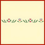 Rosemaling Pattern 3 & 4 Mini Stencils - Reusable Mylar Templates for DIY Crafts, Wood Signs, Walls & Fabric - Nordic Folk Art Painting & Scandinavian Designs - The Artful Stencil